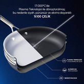 سرویس قابلمه ۷ پارچه استیل کاراجا مدل PLASMA STEEL 3PLY 316