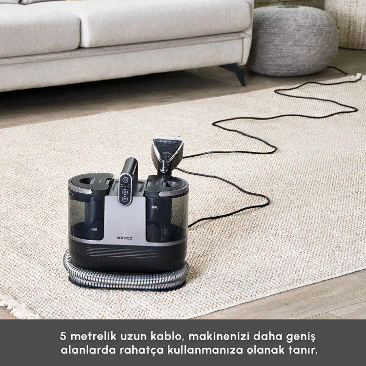 بخارشوی فرش مبل کاراجا Vantuz Deepclean خاکستری