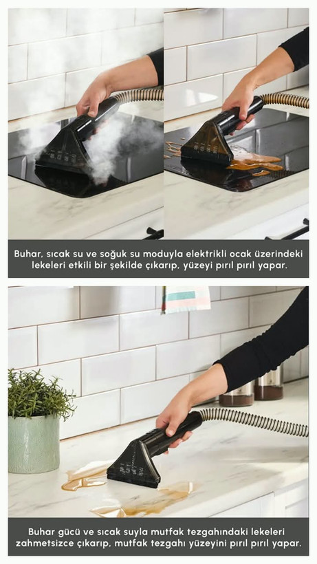 بخارشوی فرش مبل کاراجا Vantuz Deepclean خاکستری