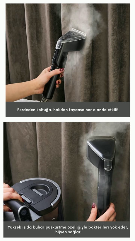 بخارشوی فرش مبل کاراجا Vantuz Deepclean خاکستری