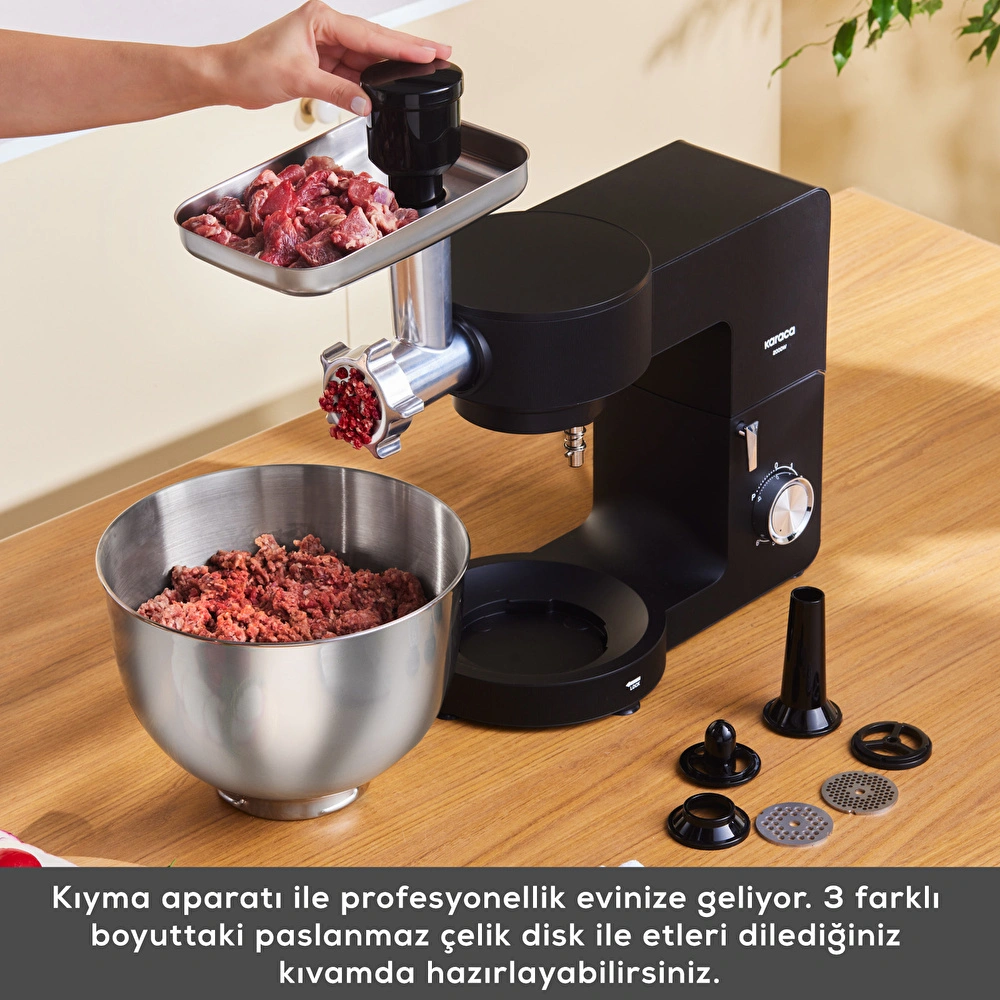 همزن کاسه دار وچرخ گوشت کاراجا Multichef Ultra